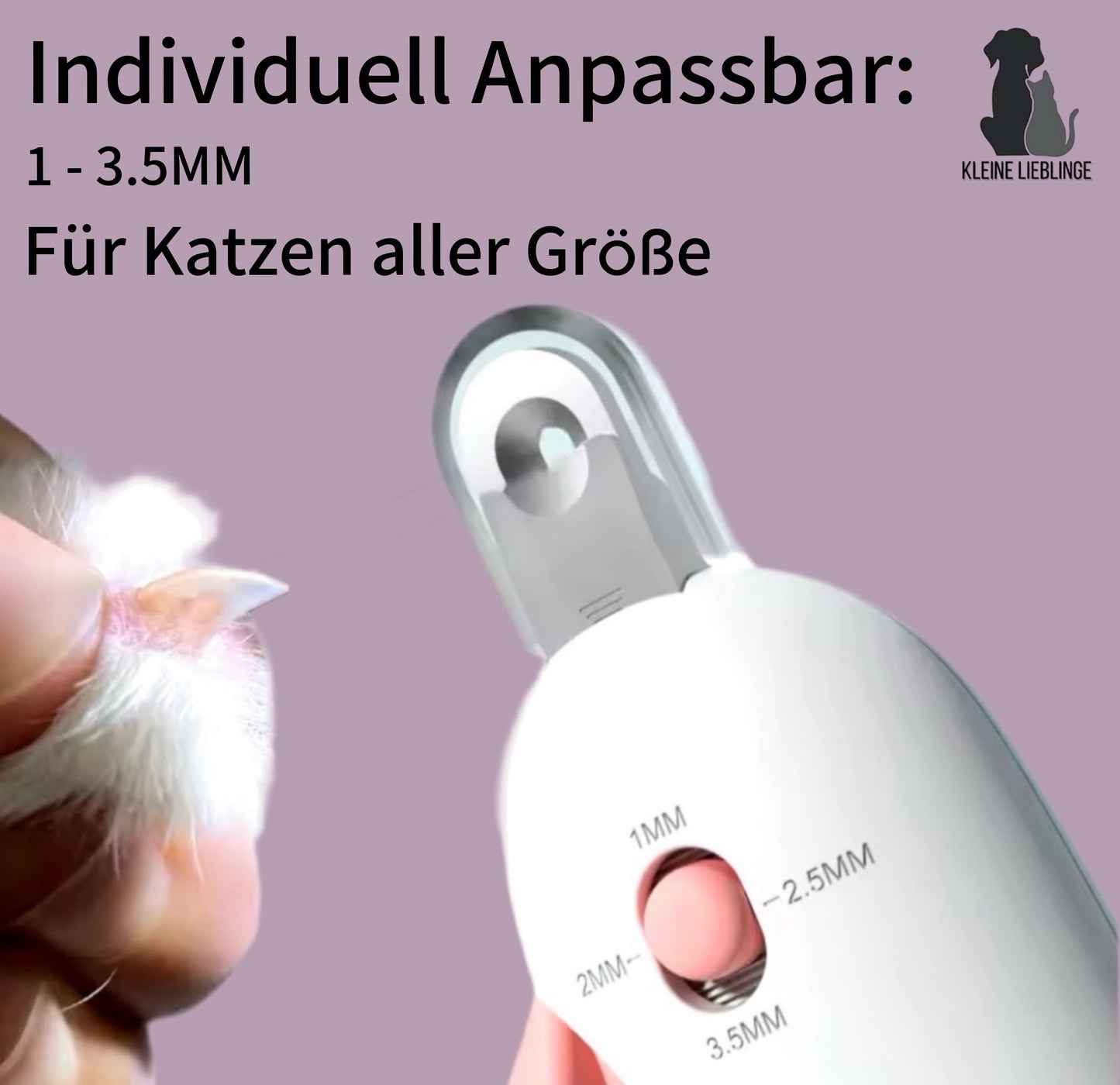 Kleine Lieblinge™ - Anpassbarer Nagelknipser